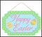MDF Happy Easter with Eggs Sign - Festive Spring Decoration-AP8298